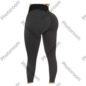 GENERIC Black Patterned Leggings